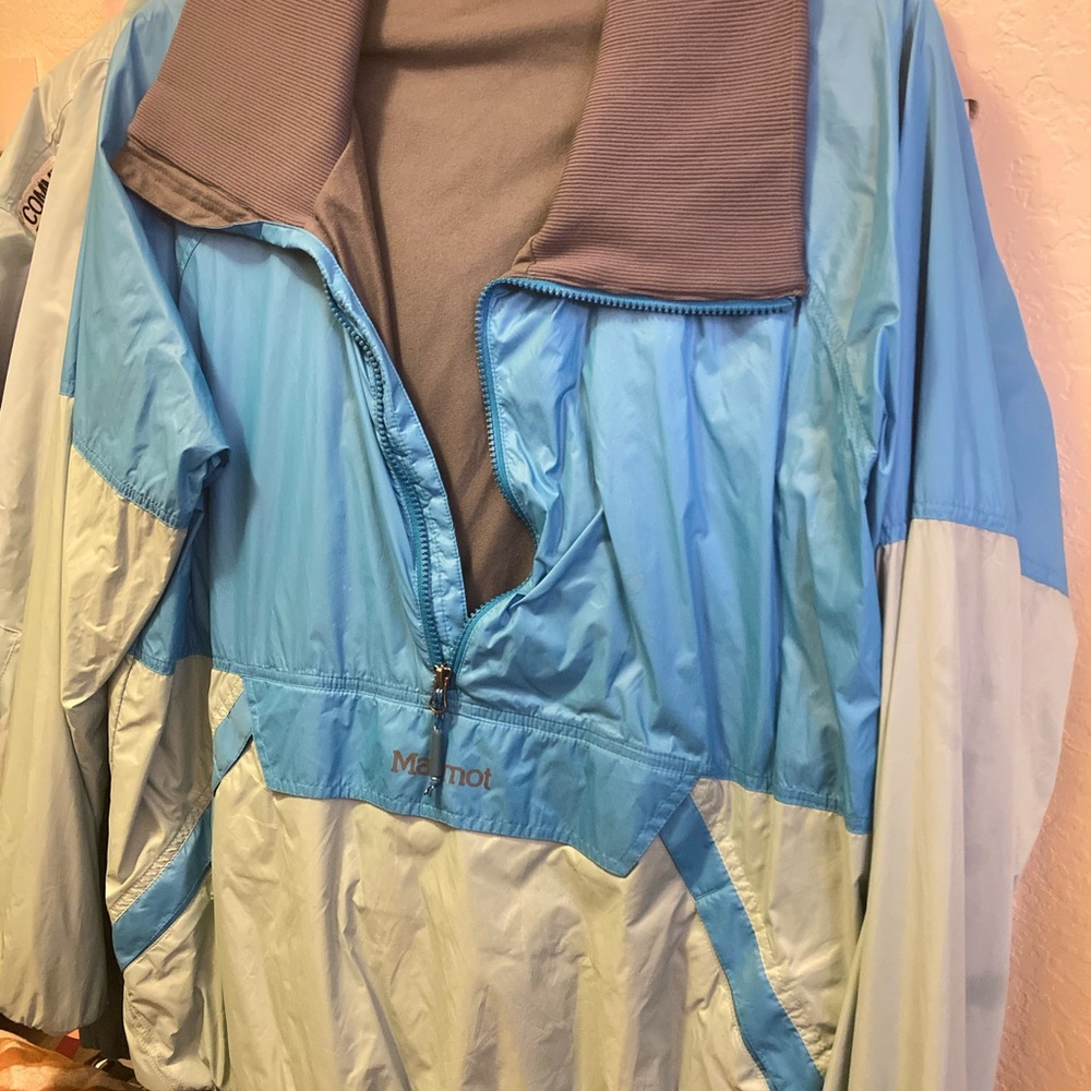 Marmot New Blue / Teal / Gray Weatherproof Jacket